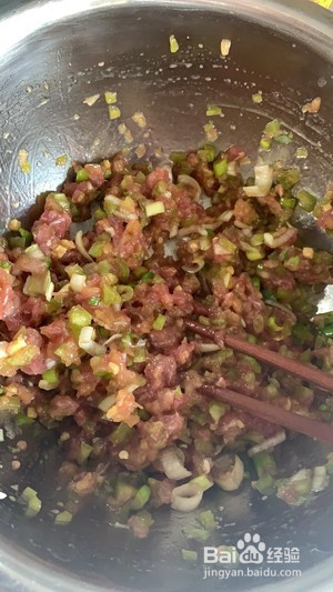 青椒馅包子的做法