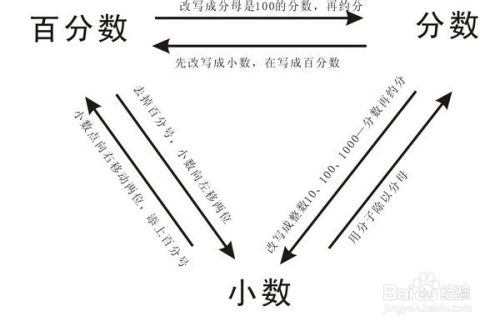 百分数和小数 分数的互化 百度经验