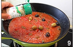 蒜香番茄鳀鱼面