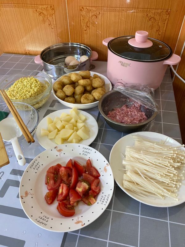 番茄鸡蛋西红柿汤面条