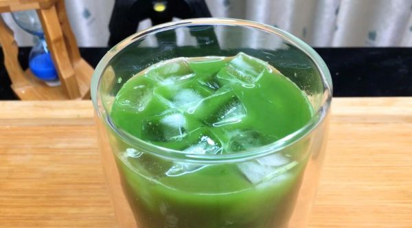 抹茶蜂蜜柠檬冰饮