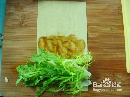 【春游美食】卷出来的美丽【苦菊卷】
