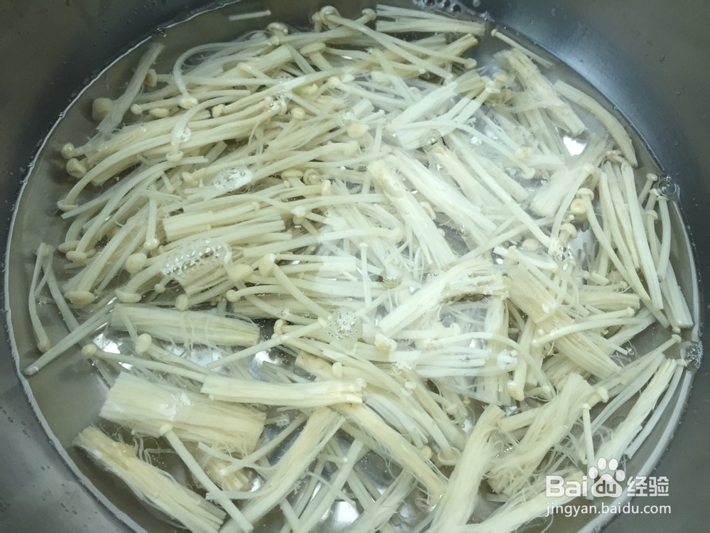 简单凉拌金针菇