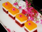 怎样自制三色开胃水晶糕