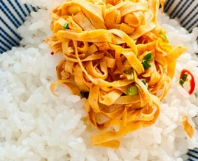 我喜欢的下饭菜【浓郁葱香味的香辣百叶丝】