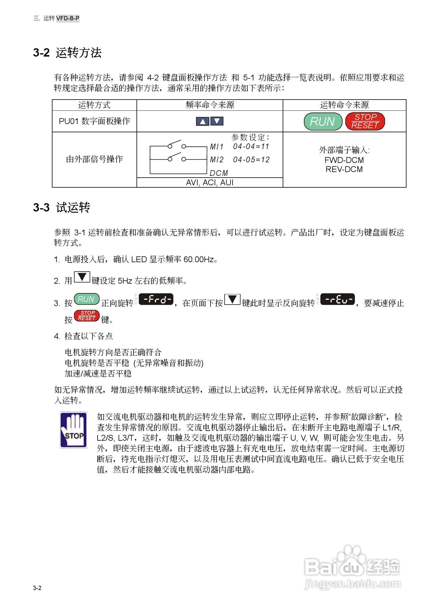 台安VFD450B43W-P变频器使用手册:[6]