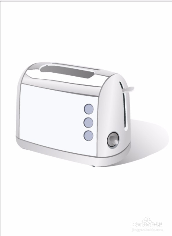 烤面包机图标设计