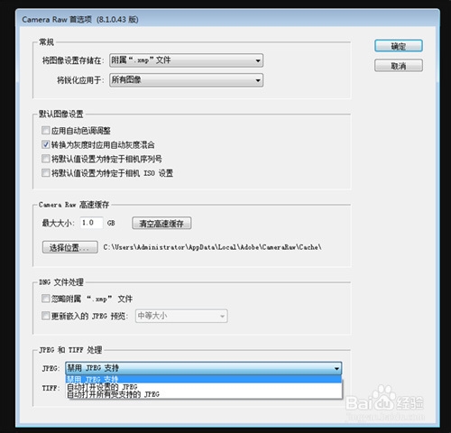 Photoshop如何用Camera Raw打开jpg格式图片