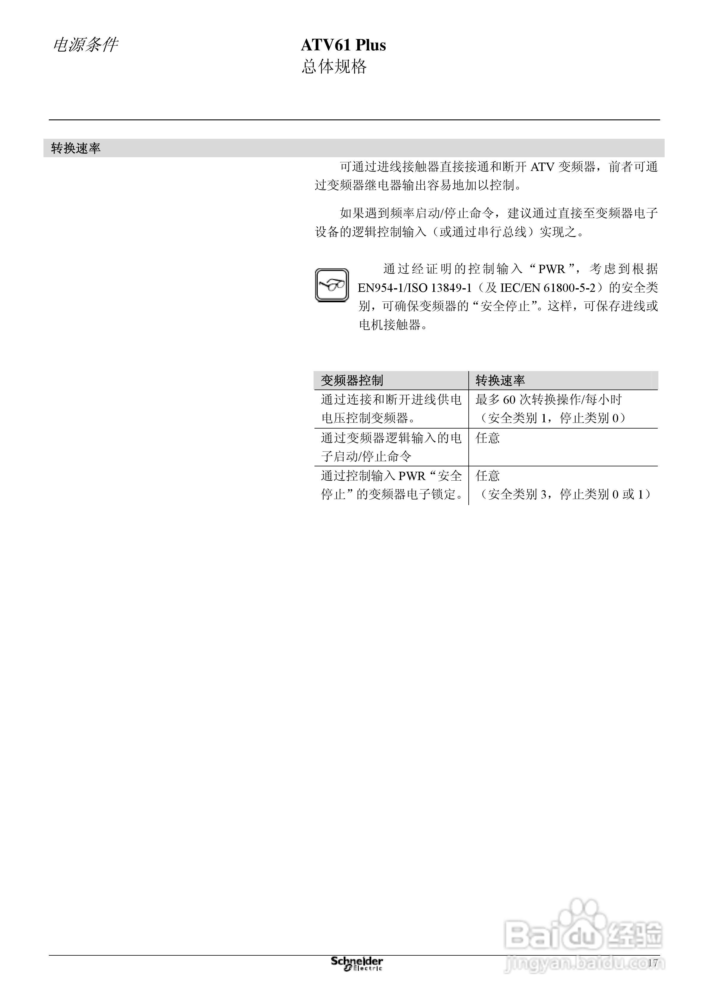 Schneider ATV31 Plus工程型柜式变频器说明书:[3]