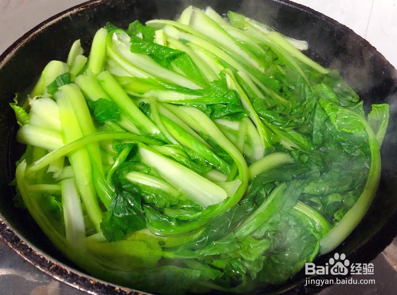 蒜蓉小白菜的做法