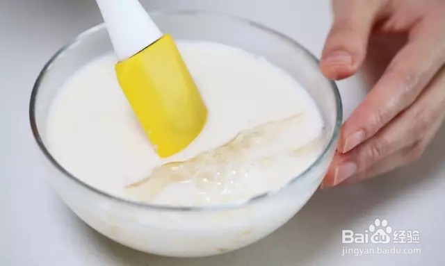 芒果流心布丁的做法