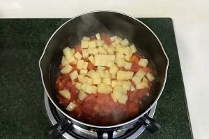 土豆番茄烩饭的做法