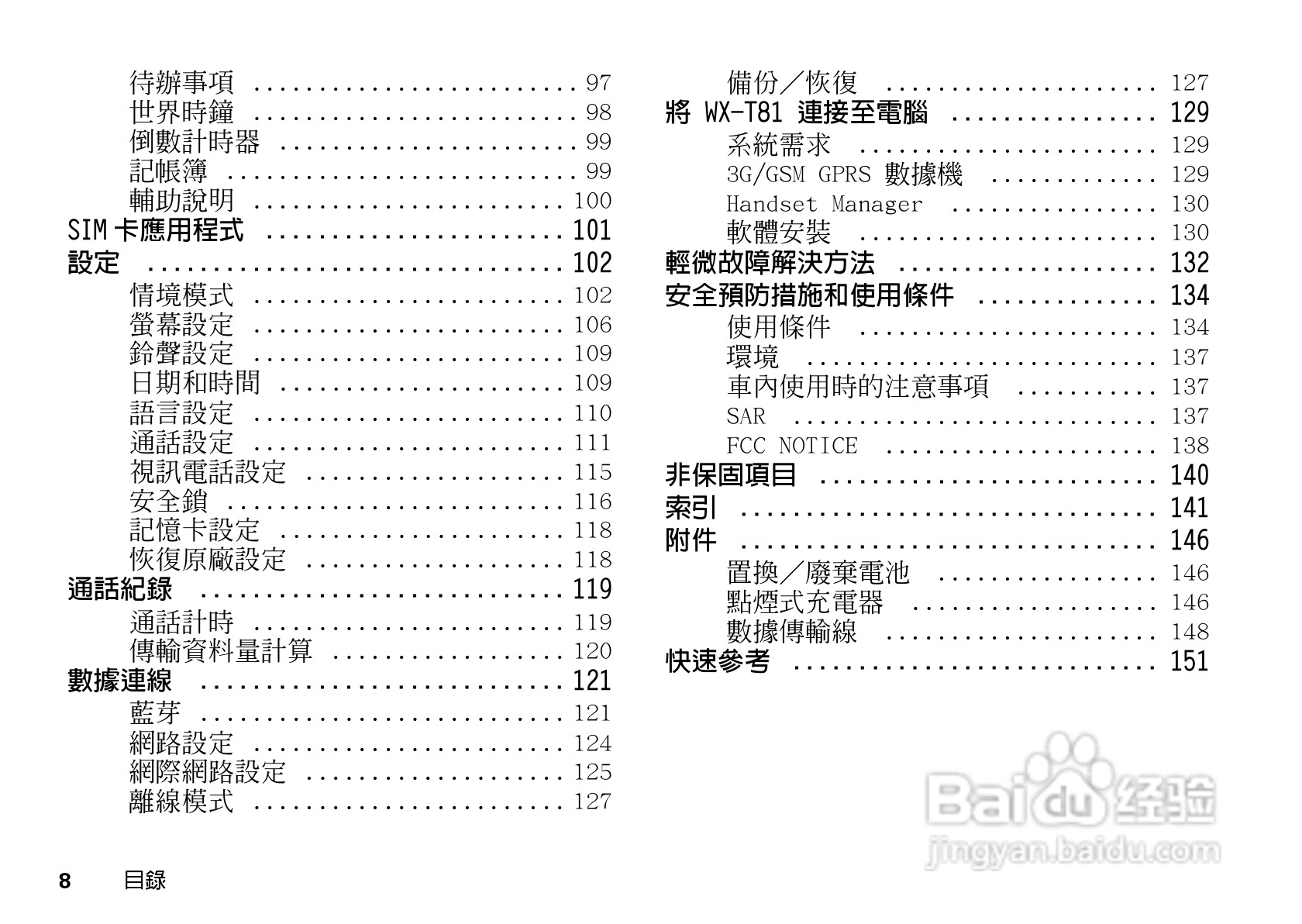 夏普WX-T81手机使用说明书:[1]