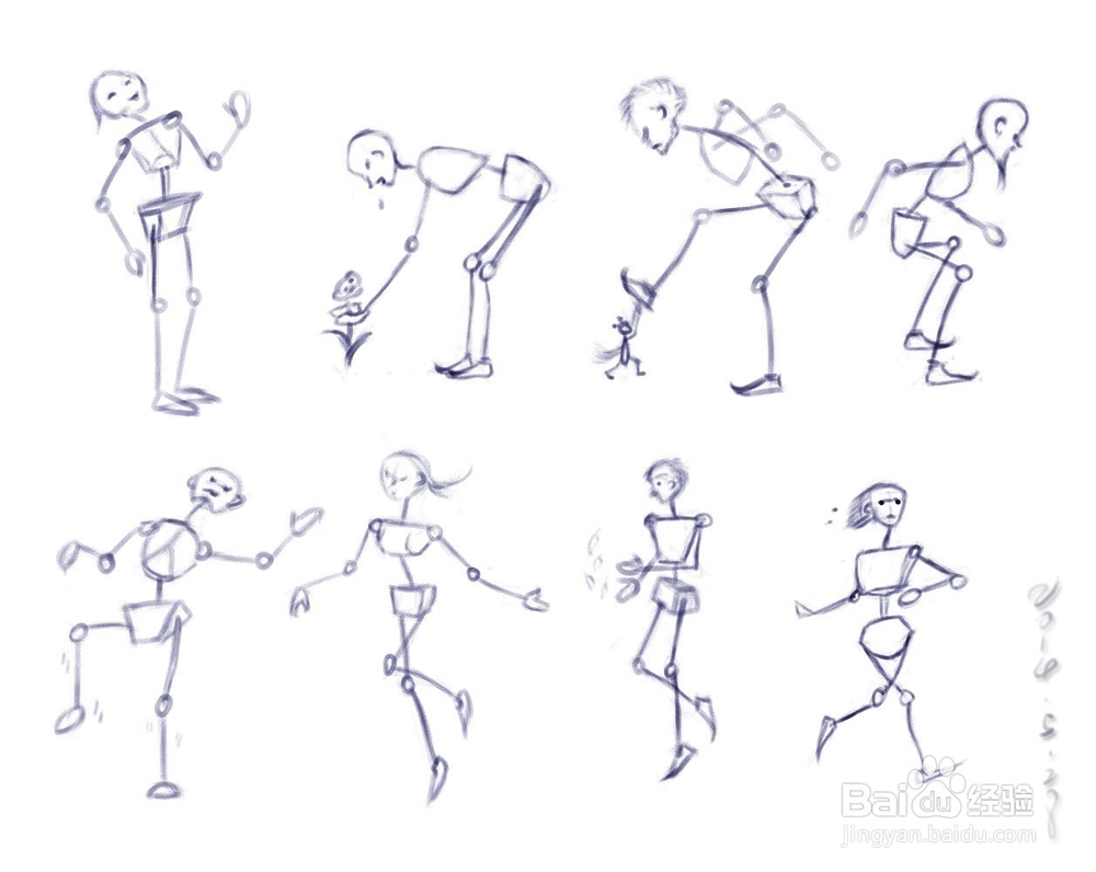 PS画漫画之：对人物的绘制有一个渐次变化