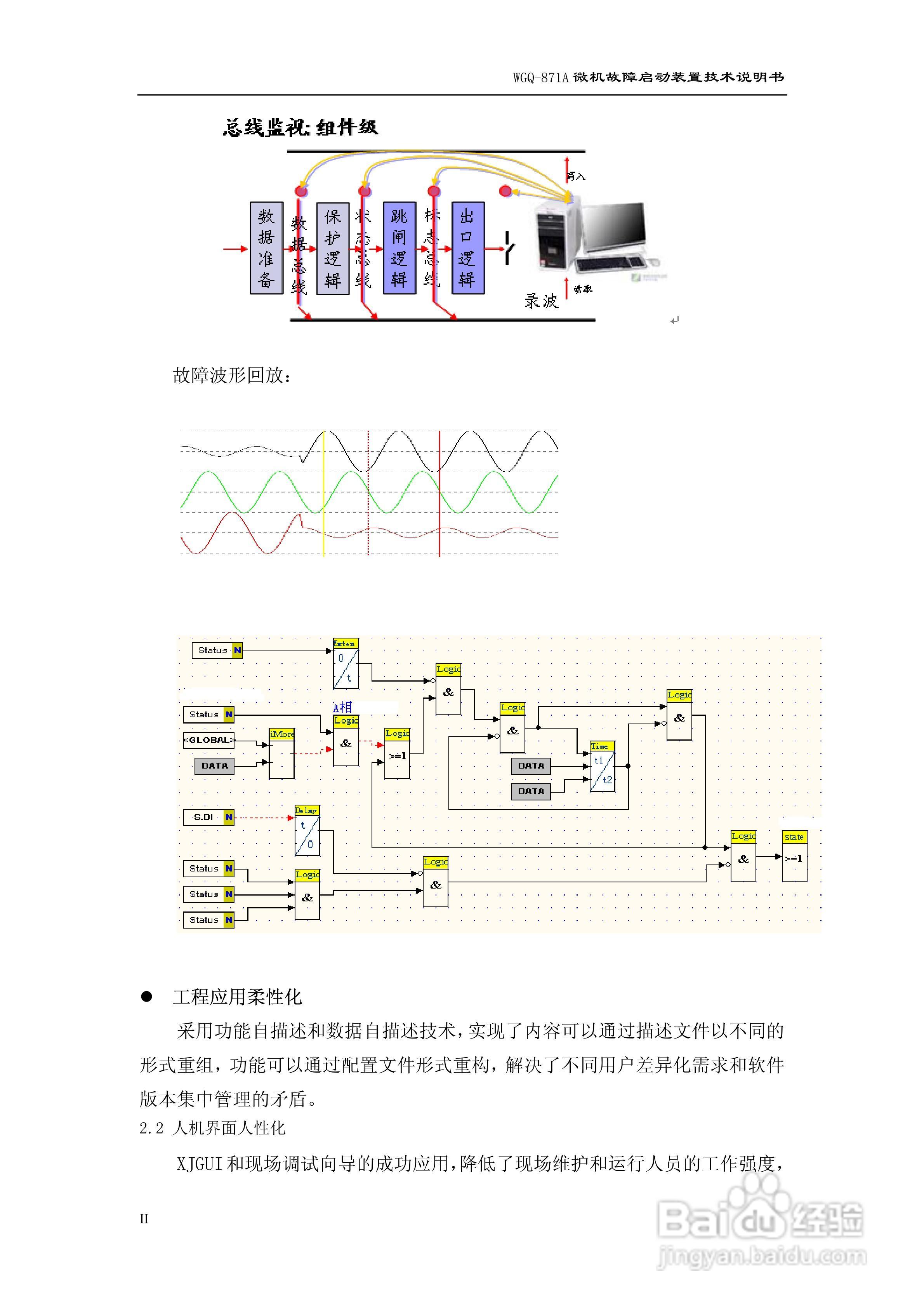 许继WGQ-871A微机故障启动装置技术说明书:[1]