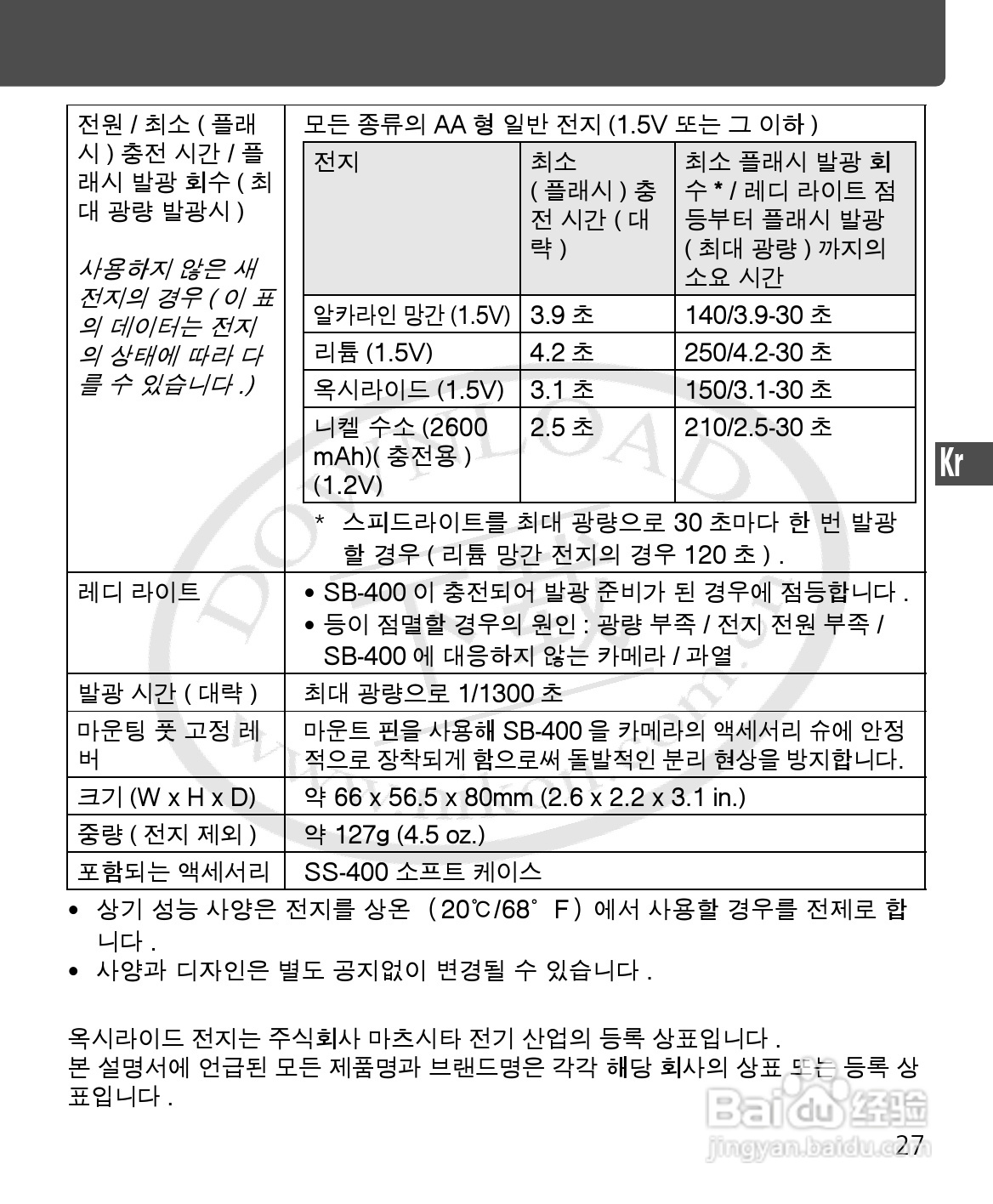 尼康SB-400数码相机使用说明书:[13]