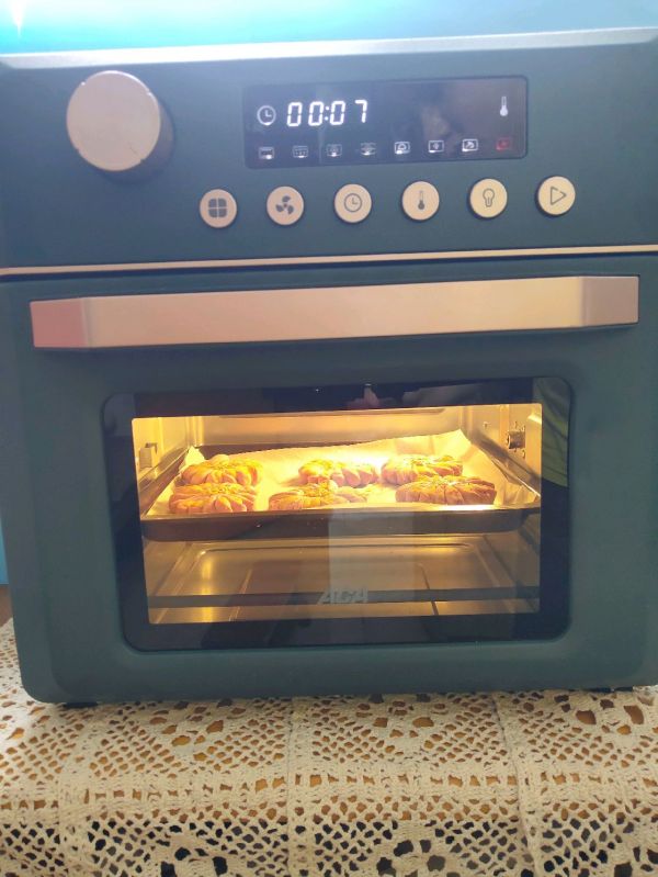 紫薯花朵豆沙酥饼