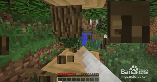 我的世界 Minecraft 如何得到木头 百度经验 我的世界 Minecraft 如何得到木头 百度经验