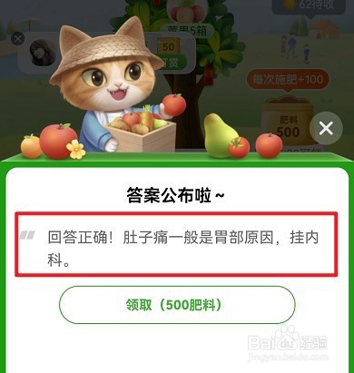 芭芭农场肚子痛去医院一般挂什么科