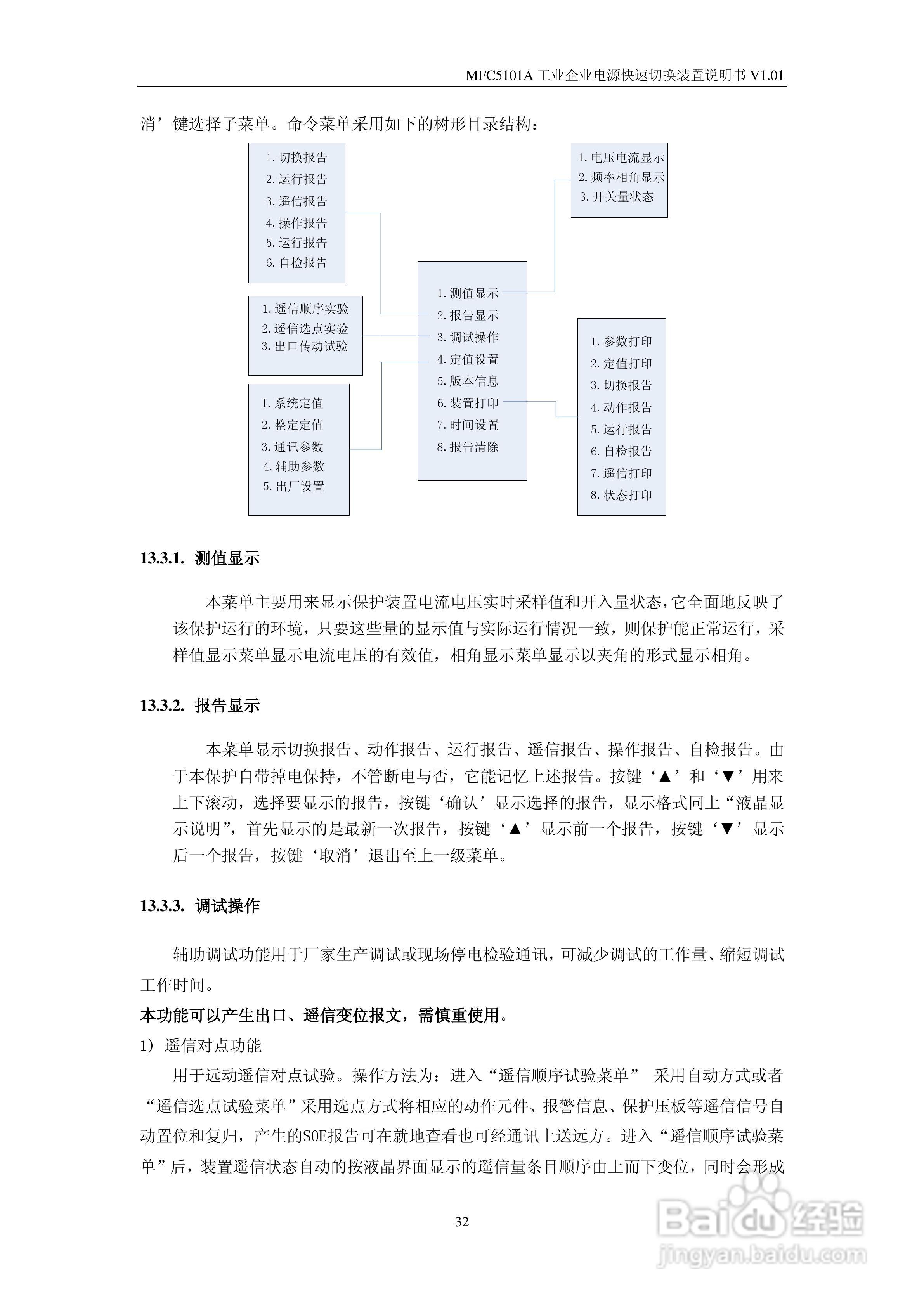 MFC5101A型工业企业电源快速切换装置说明书:[4]