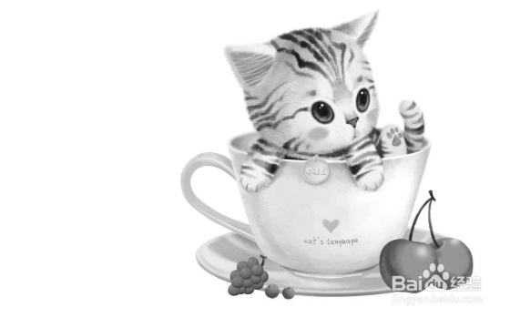 ps入门教程之如何将图片转换成黑白