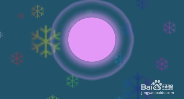 PS怎么快速制作一个发光的圆