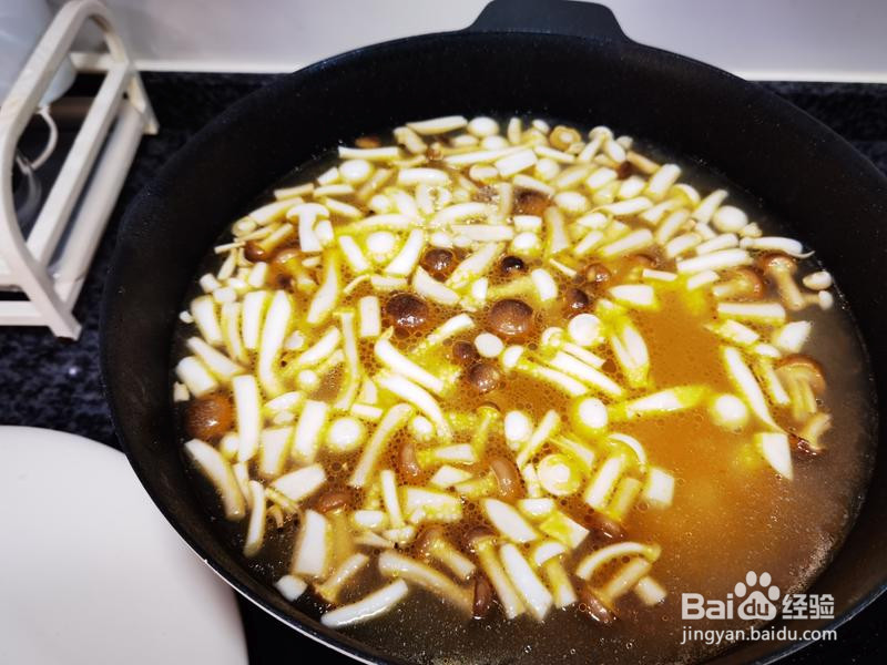 番茄蘑菇疙瘩汤的做法