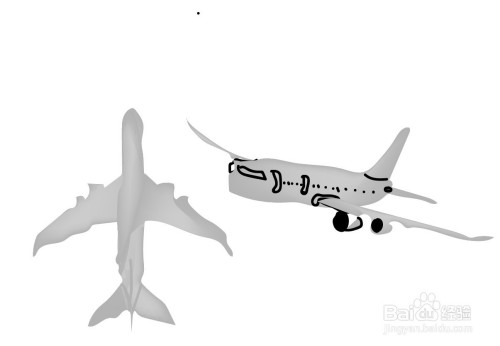 怎么画客机的简笔画