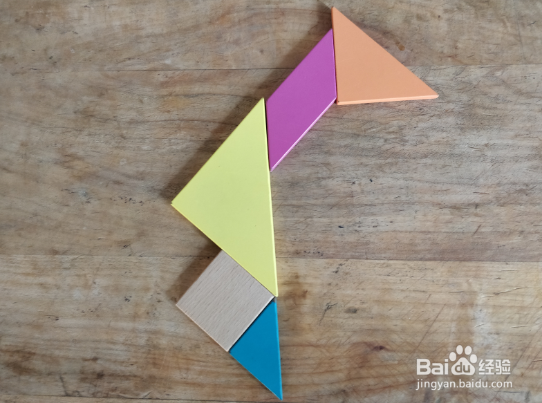 如何用七巧板拼非洲草原上的长颈鹿？