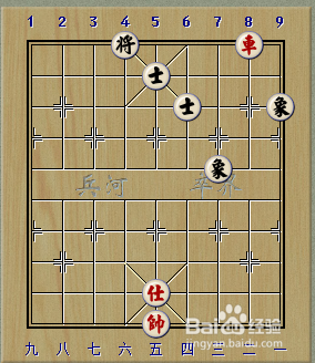 象棋残局：一车巧胜士象全系列：[3]简单2