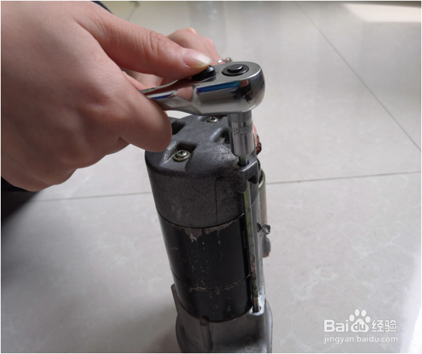 启动机的拆装方法!