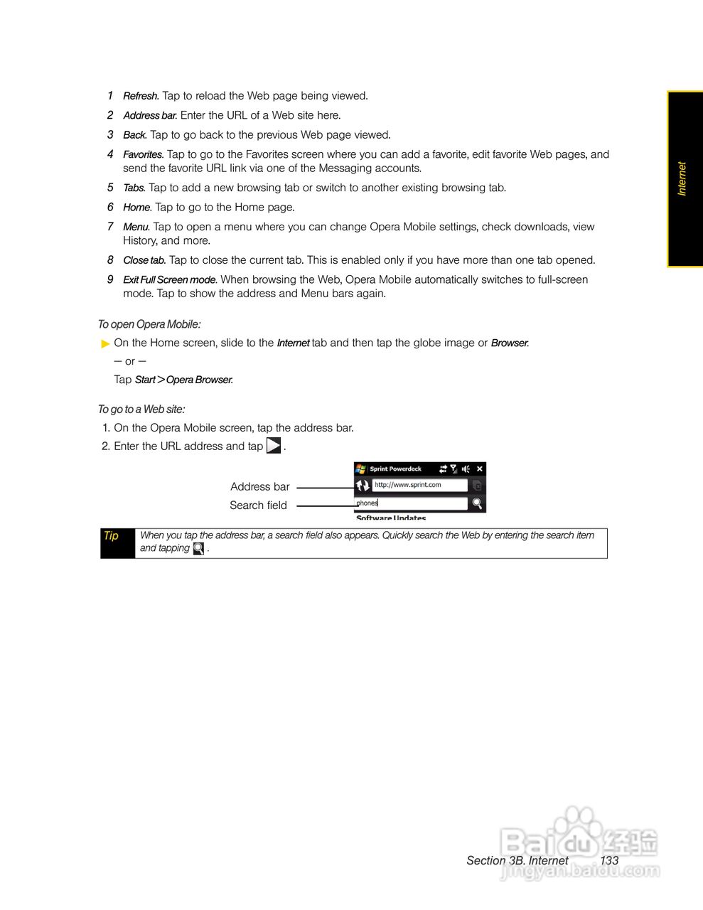 Touch Diamond(Sprint)(s910)手机说明书下载:[15]