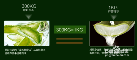 真假芦荟胶的分辨