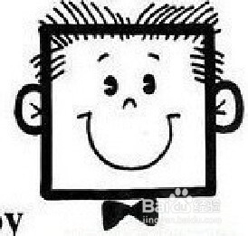 简笔画-大嘴萌萌哒先生