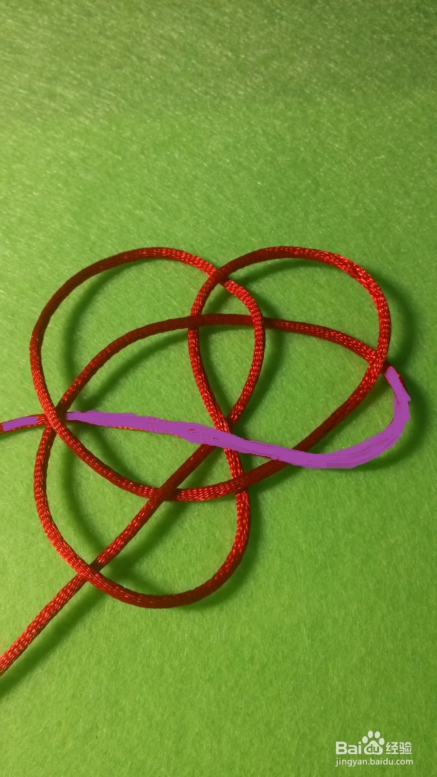 如何纺织钮扣结及双线钮扣结