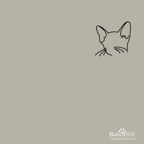 如何手工画小猫咪的简笔画？