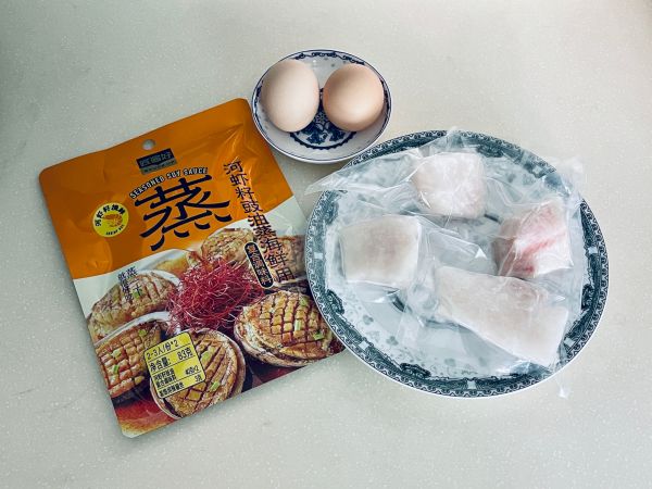 河虾籽鳕鱼蒸蛋