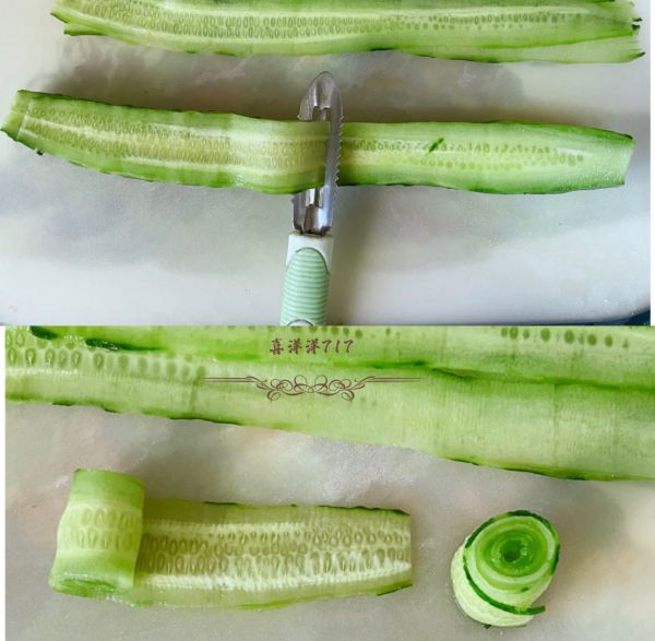 捞汁黄瓜松花蛋