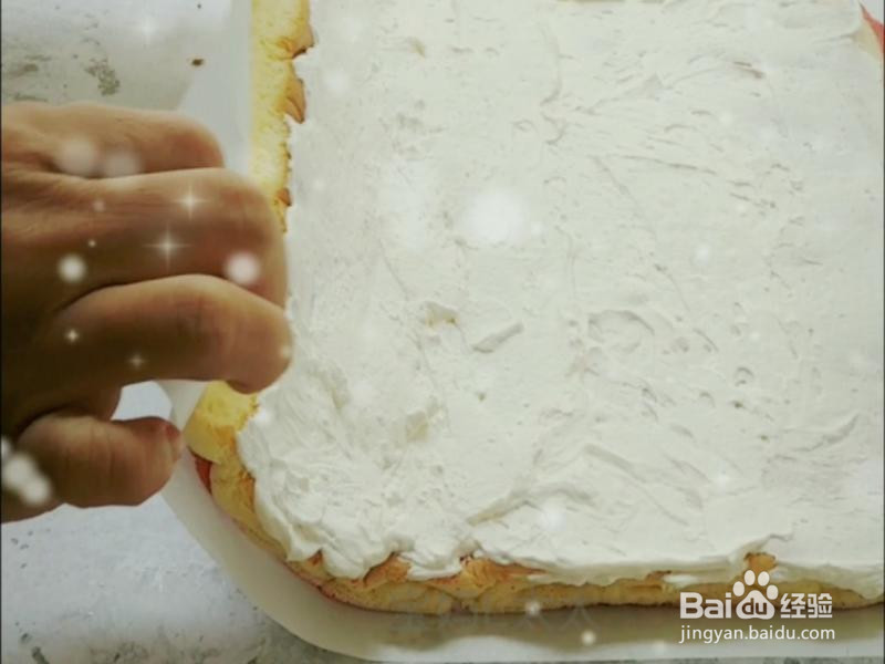 可可爱爱蛋糕卷的做法