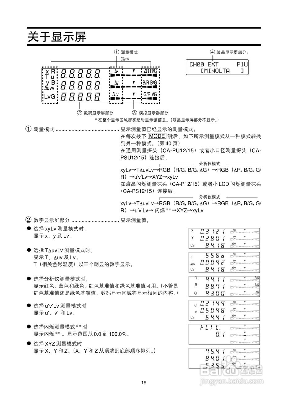欣润彩色分析仪CA-210说明书:[3]