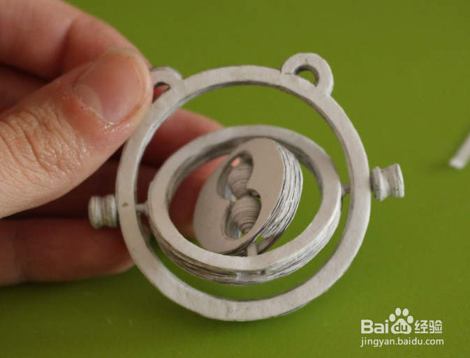 怎样DIY自制一个会翻转的项链吊坠time turner