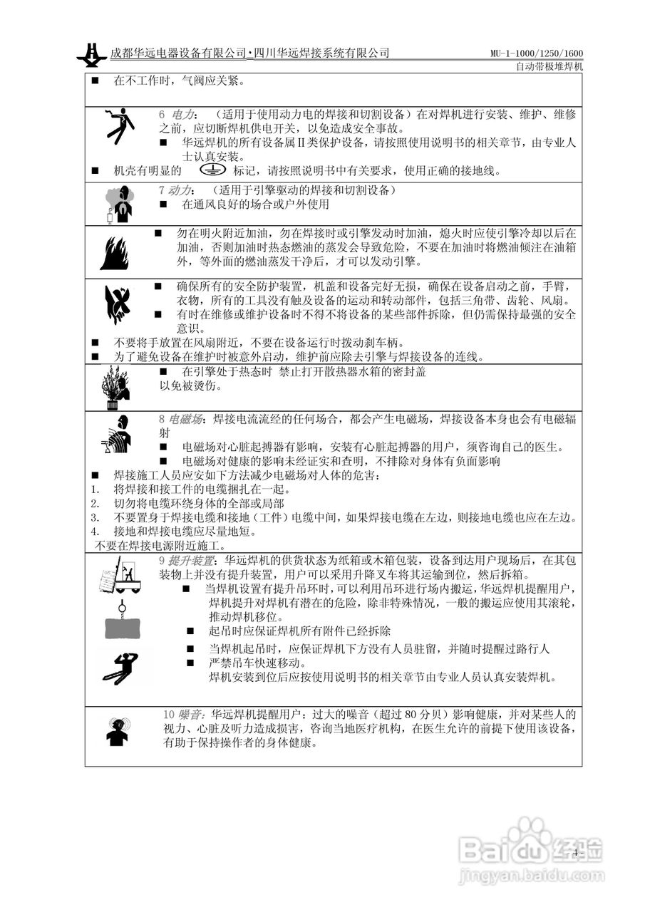 华远MU-1-1600自动带极堆焊机使用说明书:[1]