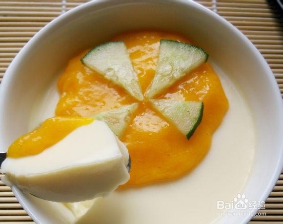 芒果牛奶鸡蛋羹