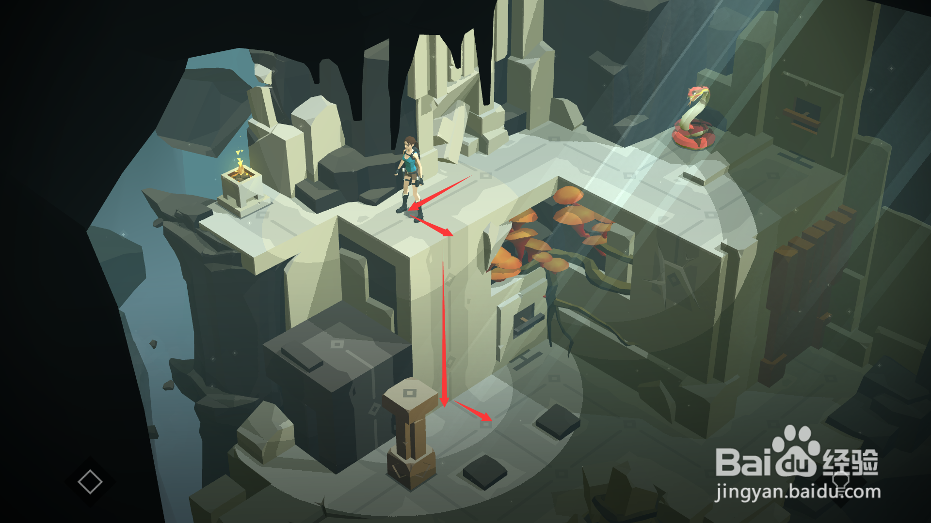 古墓丽影传说迷踪第五章第1紧闭之门关攻略