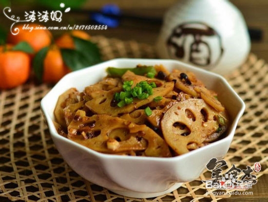 豆豉爆炒脆藕的做法