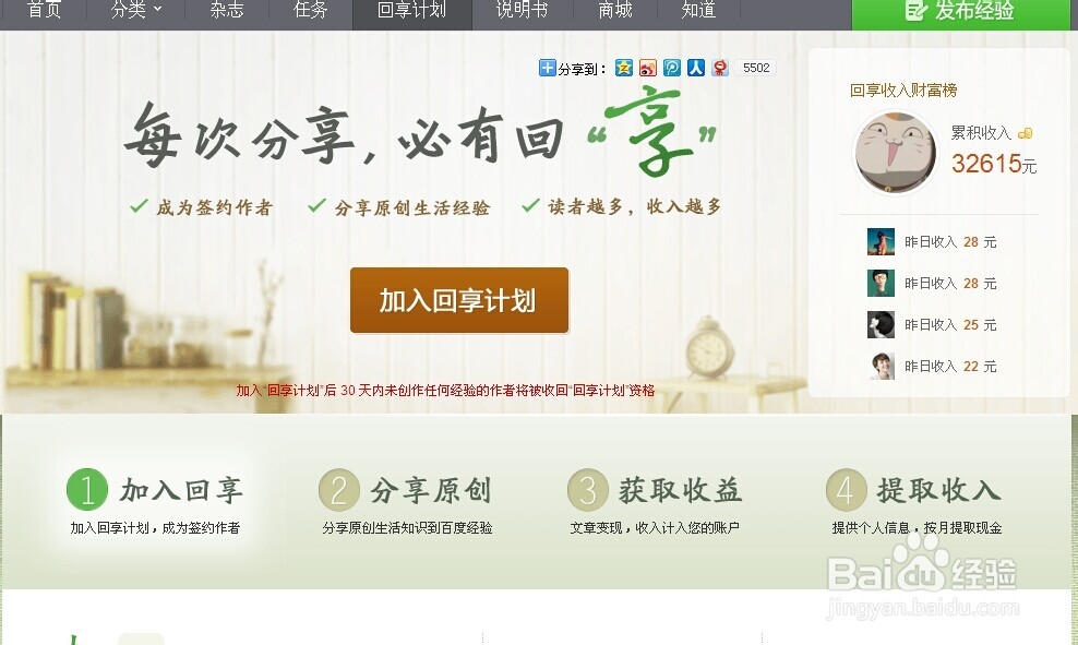 利用网络赚钱：[2]特别推荐--百度经验赚钱