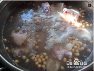 黄豆猪蹄的做法