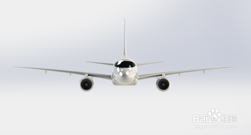 SolidWorks如何画载客飞机