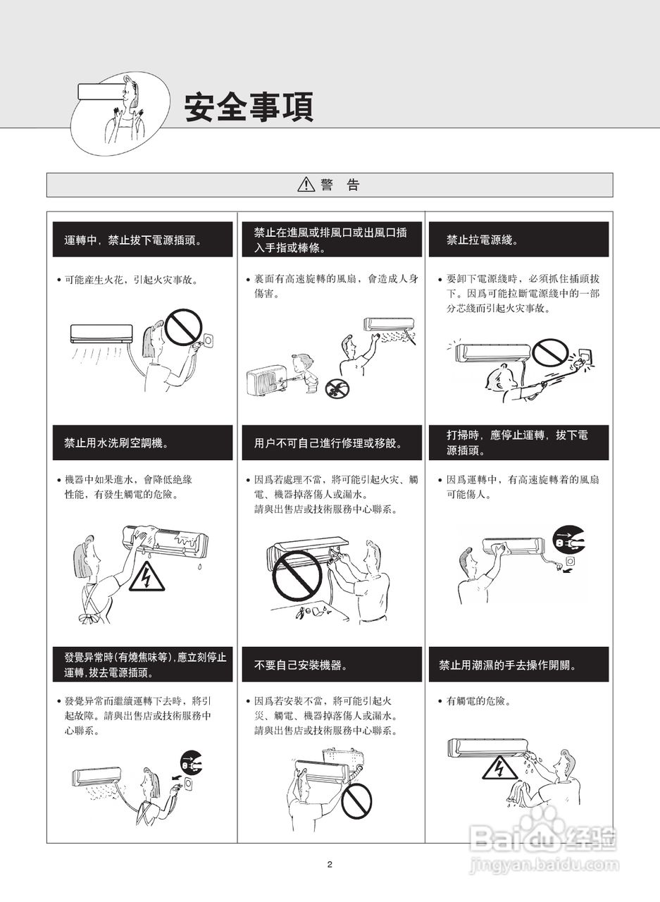 Mitsubishi三菱MSD-CD12VD-H1空调说明书:[1]