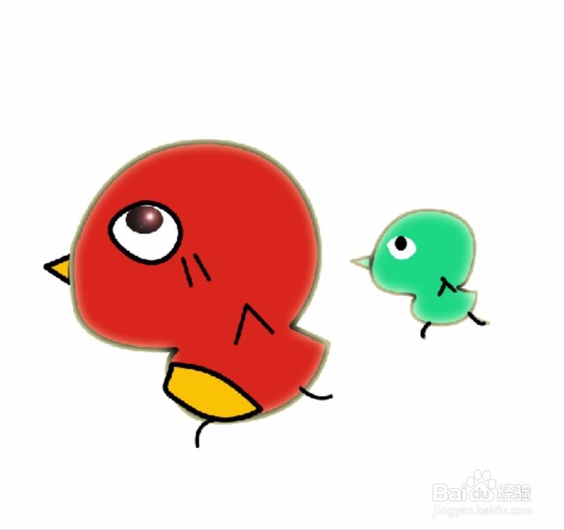 PS奔跑的小鸡